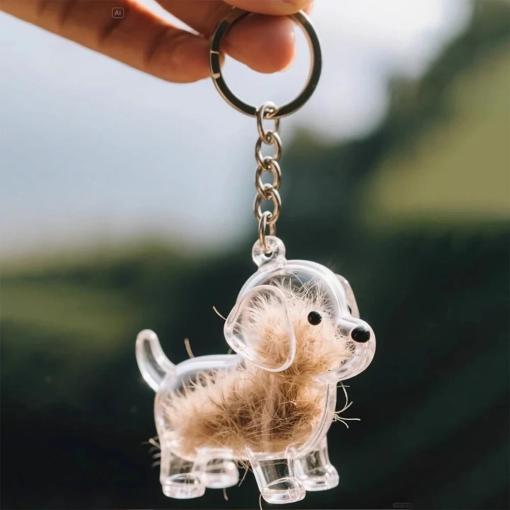 Zorvi Keeps™ – Pet Fur Keepsake Keychain