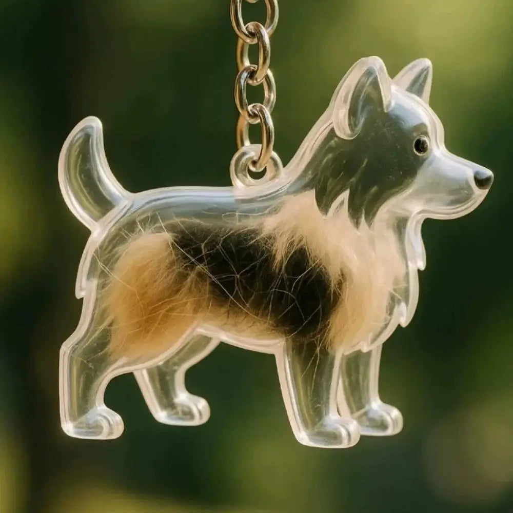 Zorvi Keeps™ – Pet Fur Keepsake Keychain